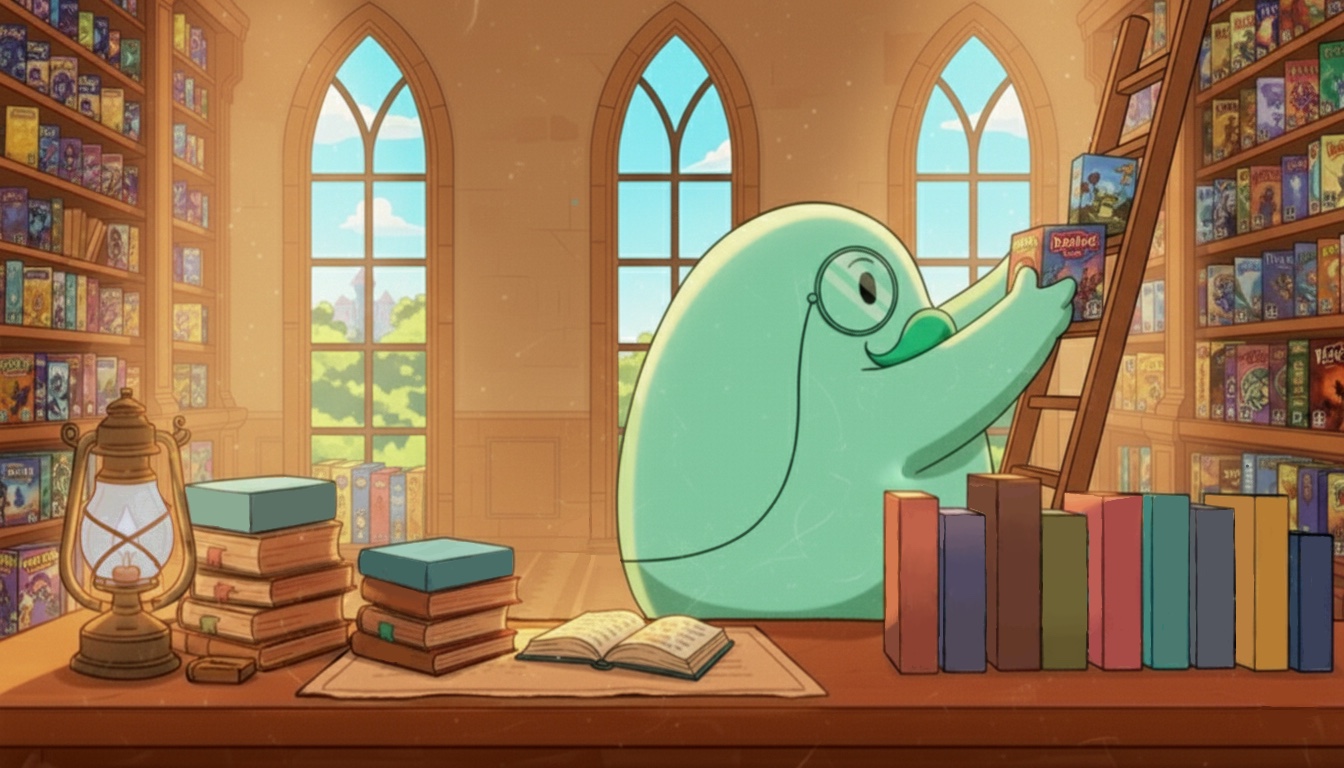 Screenshot of game collection view